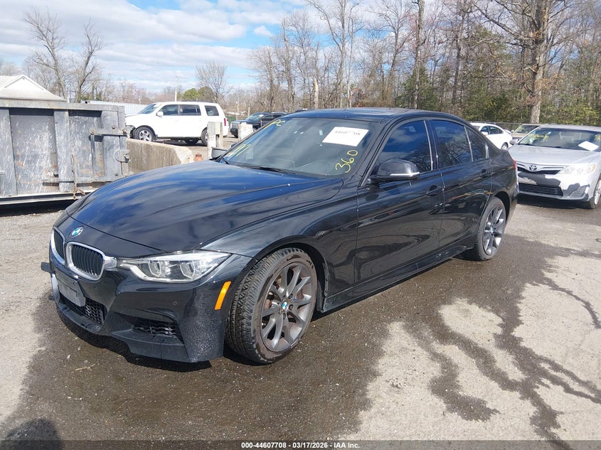 2016 BMW 3er VIN WBA8B7C57GK368748 IAAI salvage auction — THEFT, Salvage - Greater Than 75% (Maryland), sold $7,950 on 2026-08-05 (photo 2)