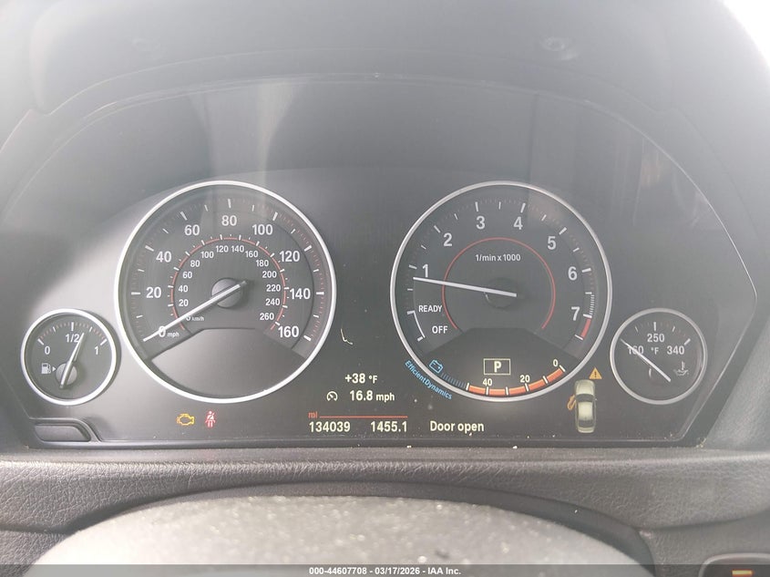 2016 BMW 3er VIN WBA8B7C57GK368748 IAAI salvage auction — THEFT, Salvage - Greater Than 75% (Maryland), sold $7,950 on 2026-08-05 (photo 7)