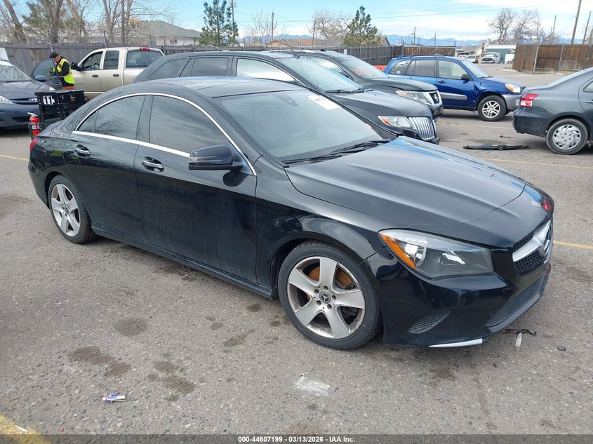 2018 Mercedes-benz Cla-klasse VIN WDDSJ4GB0JN595253 IAAI salvage auction — LEFT FRONT, Salvage Title, sold $1,500 on 2026-07-14 (photo 1)