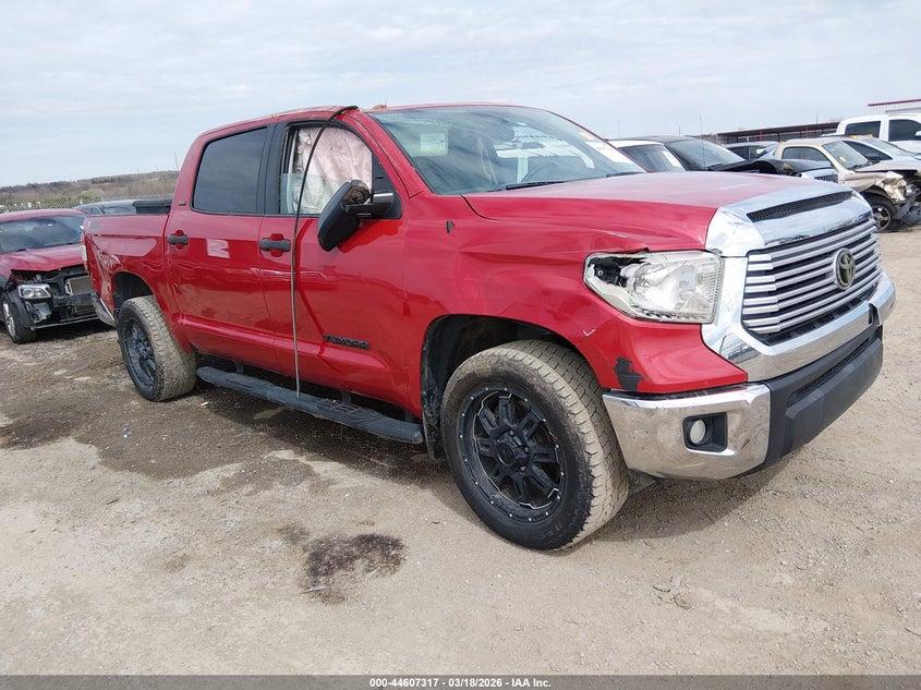 2017 Toyota Tundra VIN 5TFEM5F18HX110725 IAAI salvage auction — ROLLOVER, Clear (Oklahoma), sold $5,525 on 2026-07-14 (photo 1)