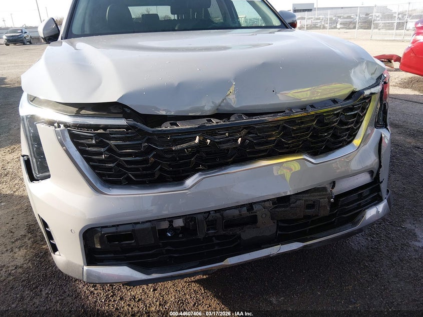 2025 Kia Sorento VIN 5XYRL4JC3SG320117 IAAI salvage auction — FRONT END, Clear (Oklahoma), sold $10,900 on 2026-08-03 (photo 6)