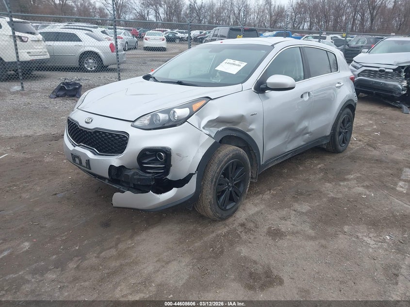 2018 Kia Sportage VIN KNDPMCAC6J7349816 IAAI salvage auction — FRONT END, Salvage (Iowa), sold $2,350 on 2026-07-13 (photo 2)
