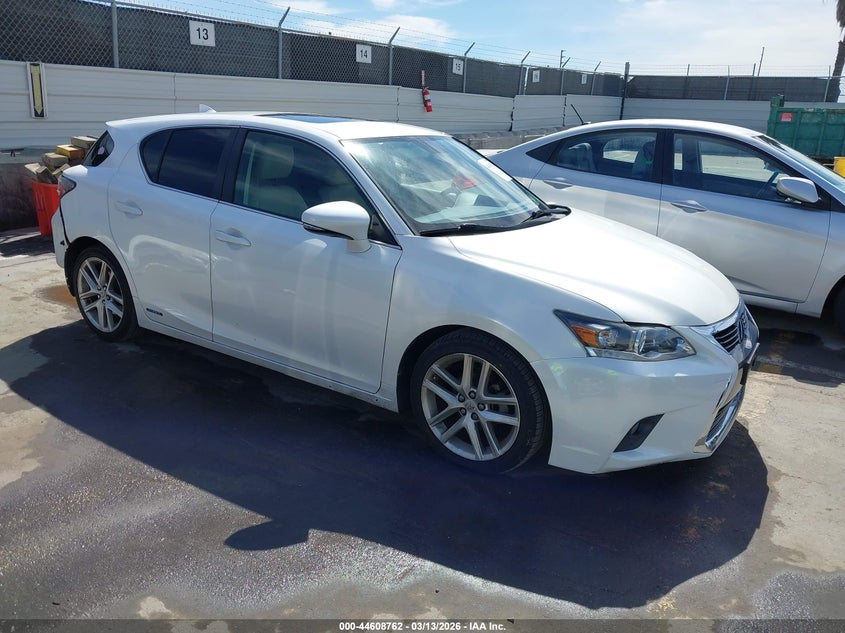 2017 Lexus Ct VIN JTHKD5BH1H2288039 IAAI salvage auction — REAR END, Salvage Title, sold $4,250 on 2026-07-22 (photo 1)