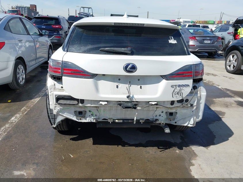 2017 Lexus Ct VIN JTHKD5BH1H2288039 IAAI salvage auction — REAR END, Salvage Title, sold $4,250 on 2026-07-22 (photo 6)