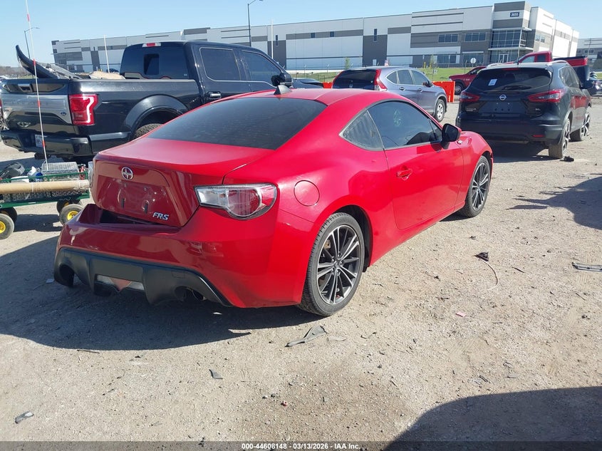 2013 Scion Fr-s VIN JF1ZNAA19D2711167 IAAI salvage auction — LEFT REAR, Original (Texas), sold $3,975 on 2026-07-07 (photo 4)