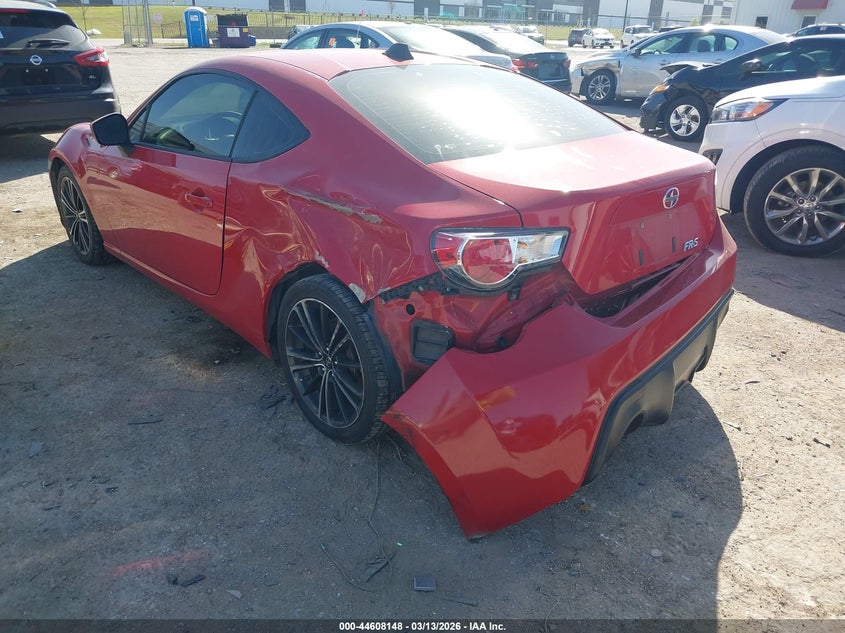 2013 Scion Fr-s VIN JF1ZNAA19D2711167 IAAI salvage auction — LEFT REAR, Original (Texas), sold $3,975 on 2026-07-07 (photo 6)