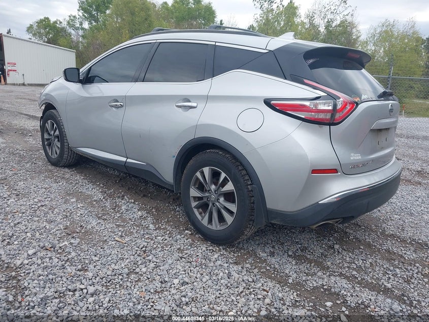 2018 Nissan Murano VIN 5N1AZ2MGXJN138691 IAAI salvage auction — FRONT END, Salvage (Mississippi), sold $1,875 on 2026-07-17 (photo 3)