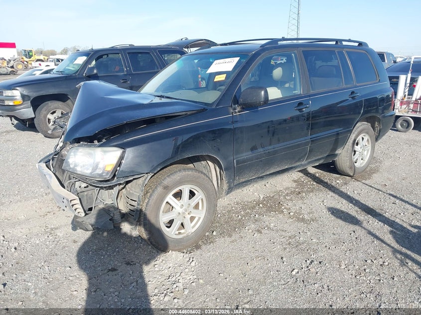 2004 Toyota Highlander VIN JTEGP21A240018241 IAAI salvage auction — FRONT END, Clear (Arkansas), sold $125 on 2026-07-29 (photo 2)