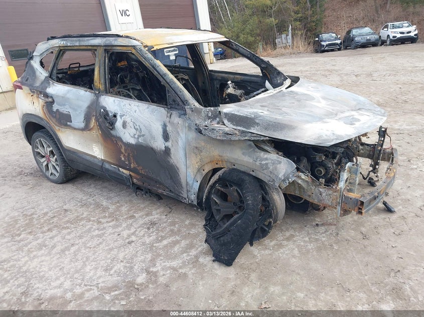 2021 Kia Seltos VIN KNDETCA29M7116549 IAAI salvage auction — TOTAL BURN, Salvage (Vermont), sold $25 on 2026-07-09 (photo 1)