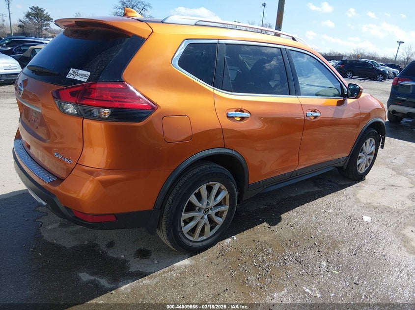 2017 Nissan Rogue VIN JN8AT2MV5HW275065 IAAI salvage auction — FRAME DAMAGE, Salvage Title, sold $1,200 on 2026-07-14 (photo 4)