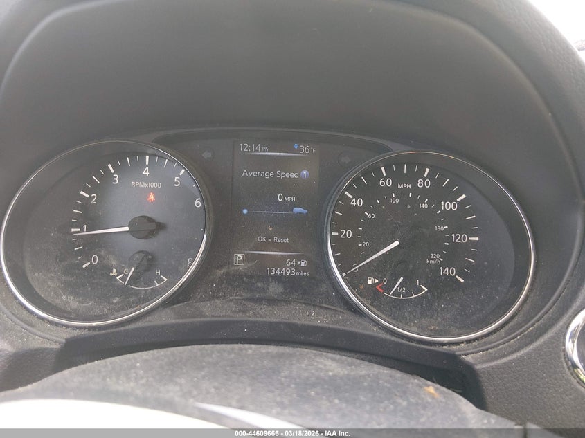 2017 Nissan Rogue VIN JN8AT2MV5HW275065 IAAI salvage auction — FRAME DAMAGE, Salvage Title, sold $1,200 on 2026-07-14 (photo 7)