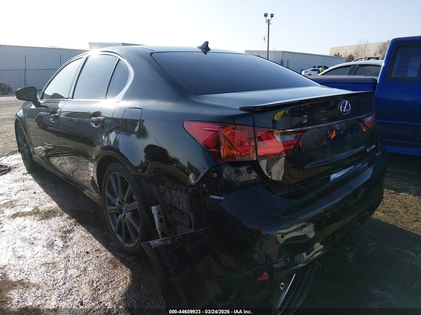 2014 Lexus Gs VIN JTHBE1BL4E5043739 IAAI salvage auction — REAR END, Wait Title, sold $5,000 on 2026-07-22 (photo 3)