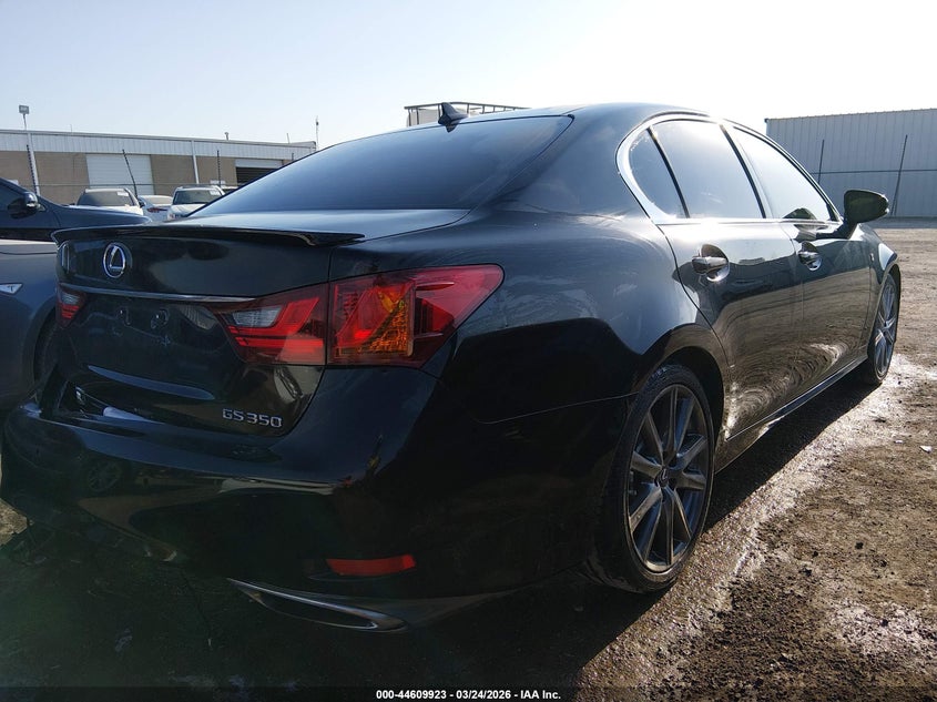 2014 Lexus Gs VIN JTHBE1BL4E5043739 IAAI salvage auction — REAR END, Wait Title, sold $5,000 on 2026-07-22 (photo 4)