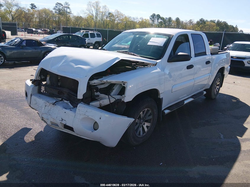 2008 Mitsubishi Raider VIN 1Z7HC28K98S572393 IAAI salvage auction — FRONT END, Salvage (South Carolina), sold $475 on 2026-07-08 (photo 2)