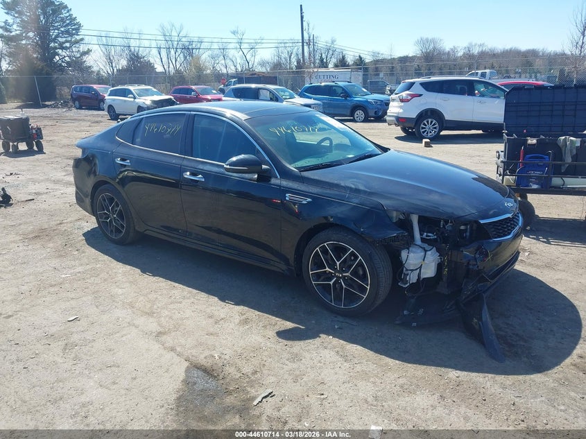 2020 Kia Optima VIN 5XXGT4L38LG438710 IAAI salvage auction — RIGHT FRONT, Salvage Title, sold $575 on 2026-07-28 (photo 1)