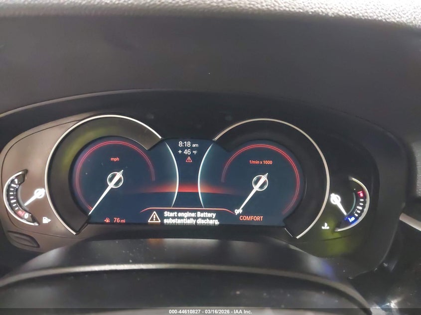 2019 BMW 5er VIN WBAJA7C55KWW23354 IAAI salvage auction — FRONT END, Salvage Title, sold $7,575 on 2026-07-15 (photo 7)