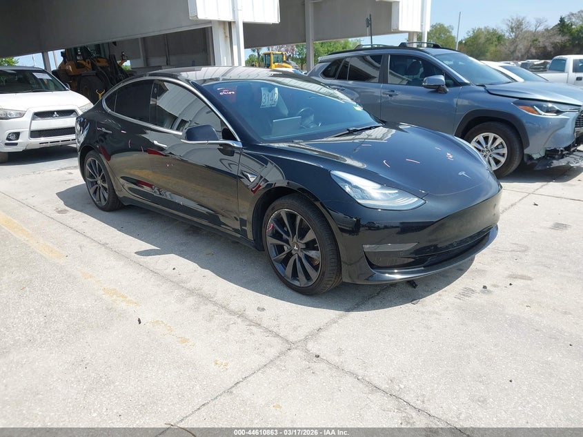 2018 Tesla Model 3 VIN 5YJ3E1EA0JF075936 IAAI salvage auction — RIGHT REAR, Salvage Title, sold $5,600 on 2026-07-23 (photo 1)