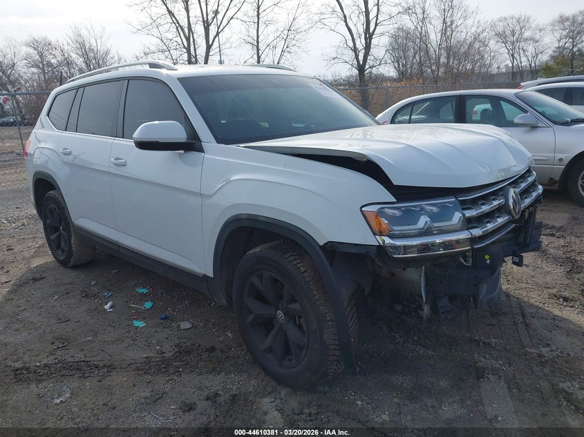 2018 Volkswagen Atlas VIN 1V2ER2CAXJC576091 IAAI salvage auction — FRONT END, Salvage Title, sold $3,000 on 2026-07-28 (photo 1)