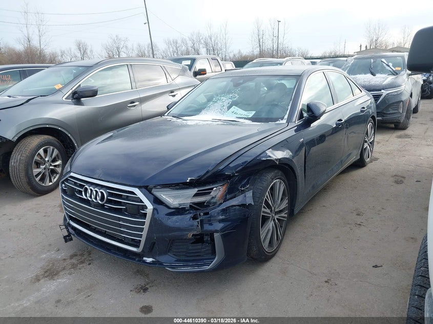 2019 Audi A6 VIN WAUM2AF21KN083905 IAAI salvage auction — LEFT FRONT, Salvage Title, sold $12,025 on 2026-07-14 (photo 2)