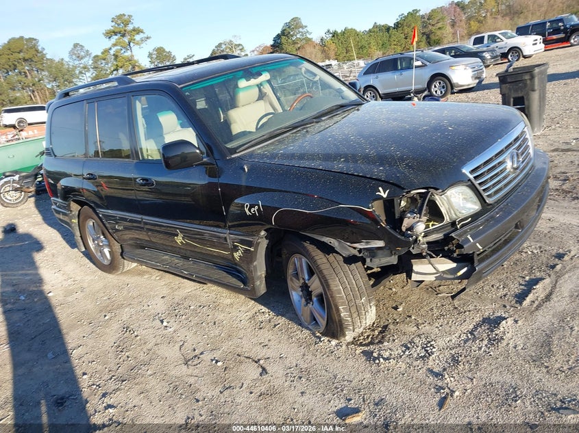 2007 Lexus Lx VIN JTJHT00WX74023154 IAAI salvage auction — RIGHT FRONT, Salvage (North Carolina), sold $6,600 on 2026-07-16 (photo 1)