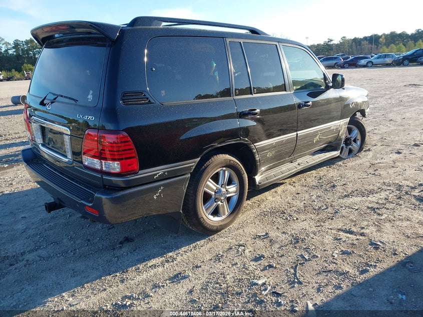 2007 Lexus Lx VIN JTJHT00WX74023154 IAAI salvage auction — RIGHT FRONT, Salvage (North Carolina), sold $6,600 on 2026-07-16 (photo 4)