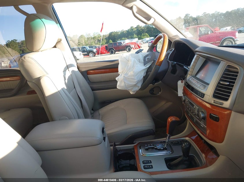 2007 Lexus Lx VIN JTJHT00WX74023154 IAAI salvage auction — RIGHT FRONT, Salvage (North Carolina), sold $6,600 on 2026-07-16 (photo 5)