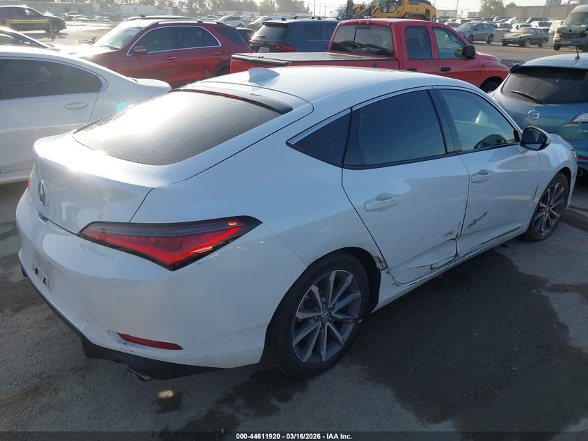 2025 Acura Integra VIN 19UDE4H26SA008375 IAAI salvage auction — RIGHT SIDE, Salvage Title, sold $9,800 on 2026-07-15 (photo 4)