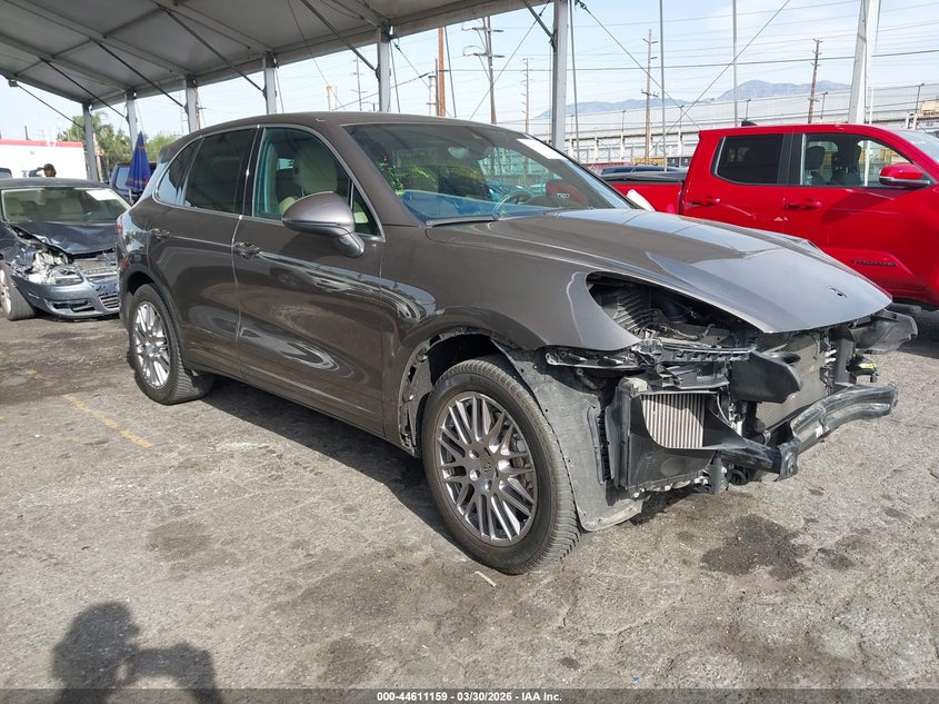 2016 Porsche Cayenne VIN WP1AB2A27GLA93021 IAAI salvage auction — FRONT END, Salvage (California), sold $5,250 on 2026-07-28 (photo 1)