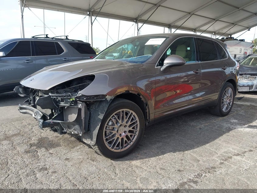 2016 Porsche Cayenne VIN WP1AB2A27GLA93021 IAAI salvage auction — FRONT END, Salvage (California), sold $5,250 on 2026-07-28 (photo 2)