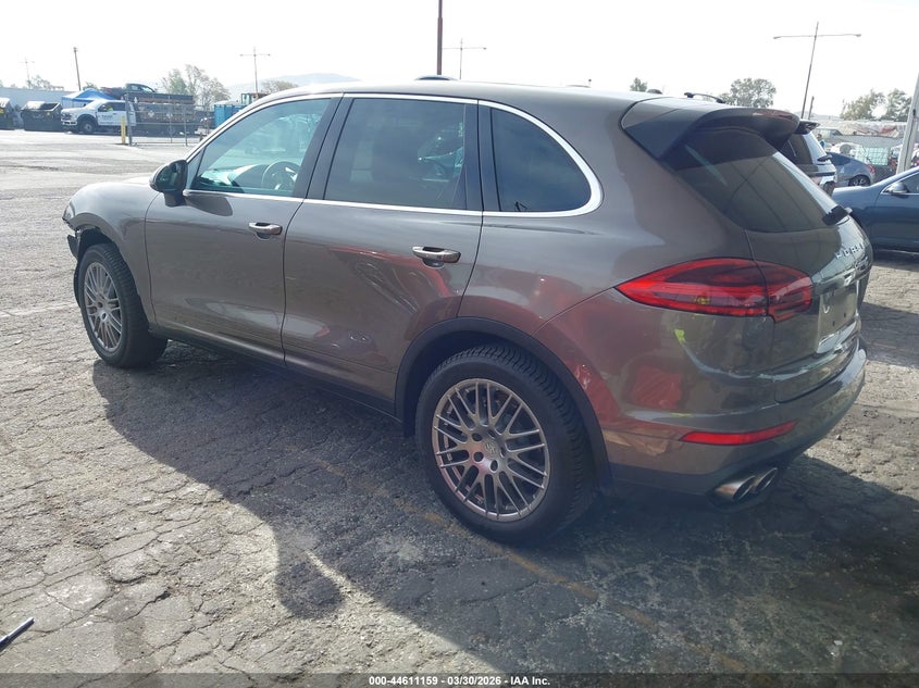 2016 Porsche Cayenne VIN WP1AB2A27GLA93021 IAAI salvage auction — FRONT END, Salvage (California), sold $5,250 on 2026-07-28 (photo 3)