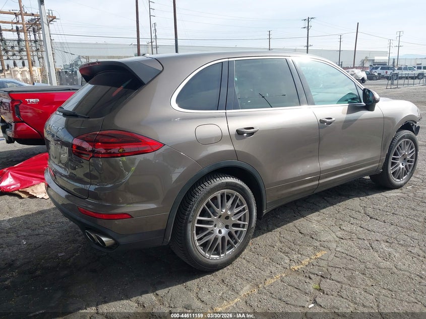 2016 Porsche Cayenne VIN WP1AB2A27GLA93021 IAAI salvage auction — FRONT END, Salvage (California), sold $5,250 on 2026-07-28 (photo 4)
