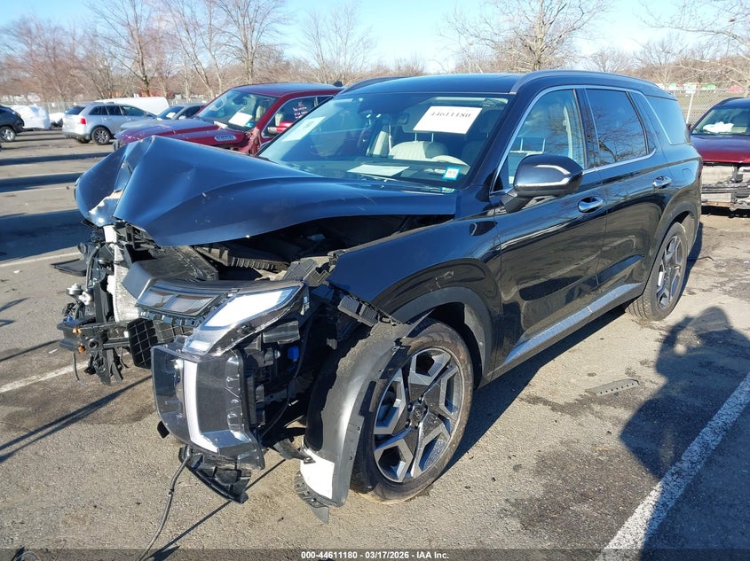 2024 Hyundai Palisade VIN KM8R5DGEXRU792001 IAAI salvage auction — FRONT END, Salvage (New Jersey), sold $5,350 on 2026-07-27 (photo 2)
