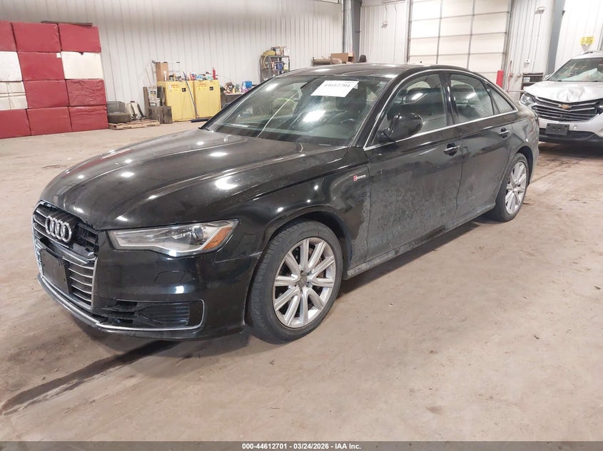 2016 Audi A6 VIN WAUFGAFC6GN061909 IAAI salvage auction — FRONT END, Regular (South Dakota), sold $50 on 2026-07-28 (photo 2)