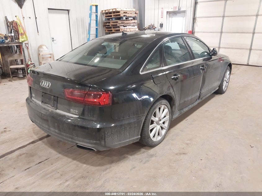 2016 Audi A6 VIN WAUFGAFC6GN061909 IAAI salvage auction — FRONT END, Regular (South Dakota), sold $50 on 2026-07-28 (photo 4)