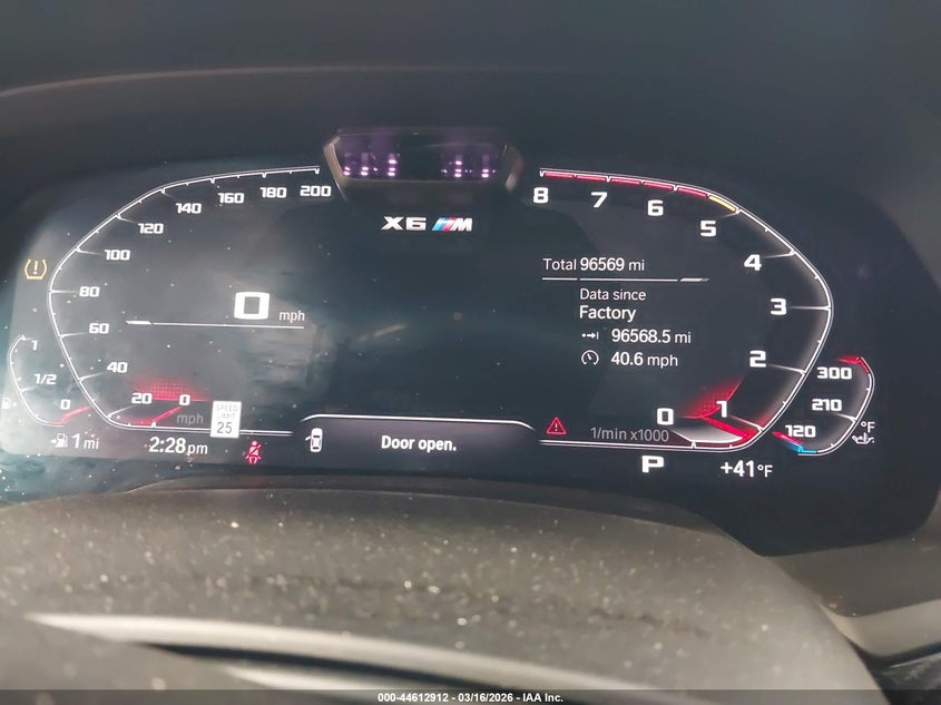 2020 BMW X6 m VIN 5YMCY0C02L9C56135 IAAI salvage auction — FRONT END, Salvage (Colorado), sold $27,250 on 2026-07-30 (photo 7)