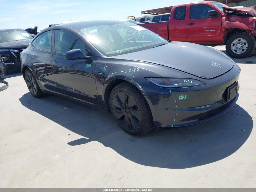 2024 Tesla Model 3 VIN 5YJ3E1EB5RF738891 IAAI salvage auction — RIGHT SIDE, Salvage Title, sold $19,600 on 2026-07-21 (photo 1)