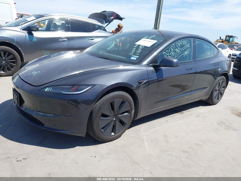 2024 Tesla Model 3 VIN 5YJ3E1EB5RF738891 IAAI salvage auction — RIGHT SIDE, Salvage Title, sold $19,600 on 2026-07-21 (photo 2)