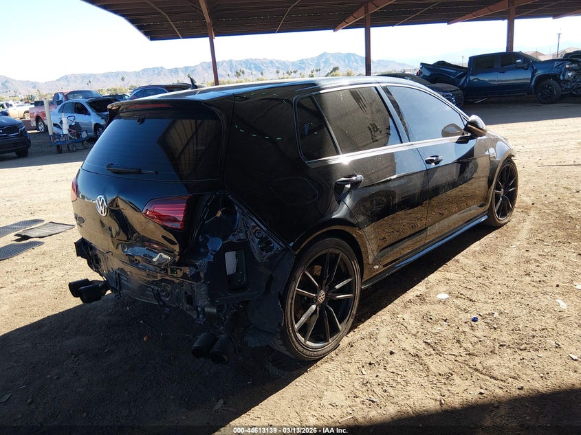 2018 Volkswagen Golf r VIN WVWWF7AU6JW185334 IAAI salvage auction — FRONT & REAR, Salvage Title, sold $6,100 on 2026-07-14 (photo 4)