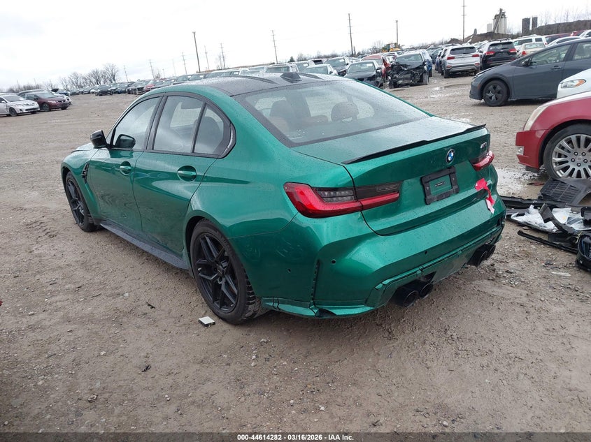 2025 BMW M3 VIN WBS13HJ0XSFT76657 IAAI salvage auction — FRONT END, Salvage Title, sold $26,250 on 2026-07-30 (photo 3)