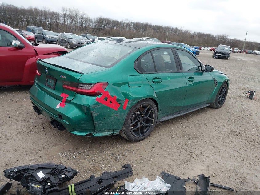 2025 BMW M3 VIN WBS13HJ0XSFT76657 IAAI salvage auction — FRONT END, Salvage Title, sold $26,250 on 2026-07-30 (photo 4)