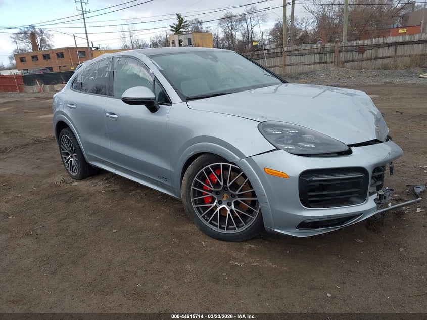 2021 Porsche Cayenne coupe VIN WP1BG2AY3MDA49131 IAAI salvage auction — FRONT END, Scrap (Michigan), sold $19,975 on 2026-07-27 (photo 1)