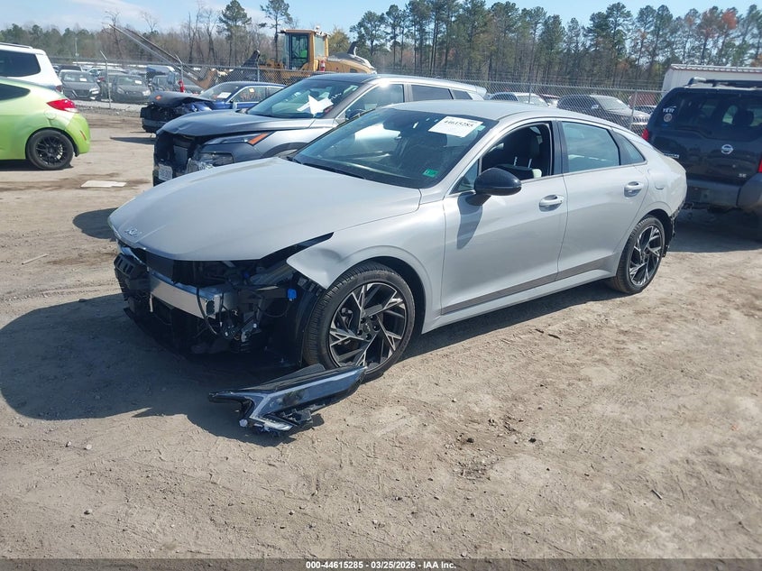 2025 Kia K5 VIN KNAG64J77S5312738 IAAI salvage auction — SIDE, Salvage (Virginia), sold $7,000 on 2026-07-31 (photo 2)