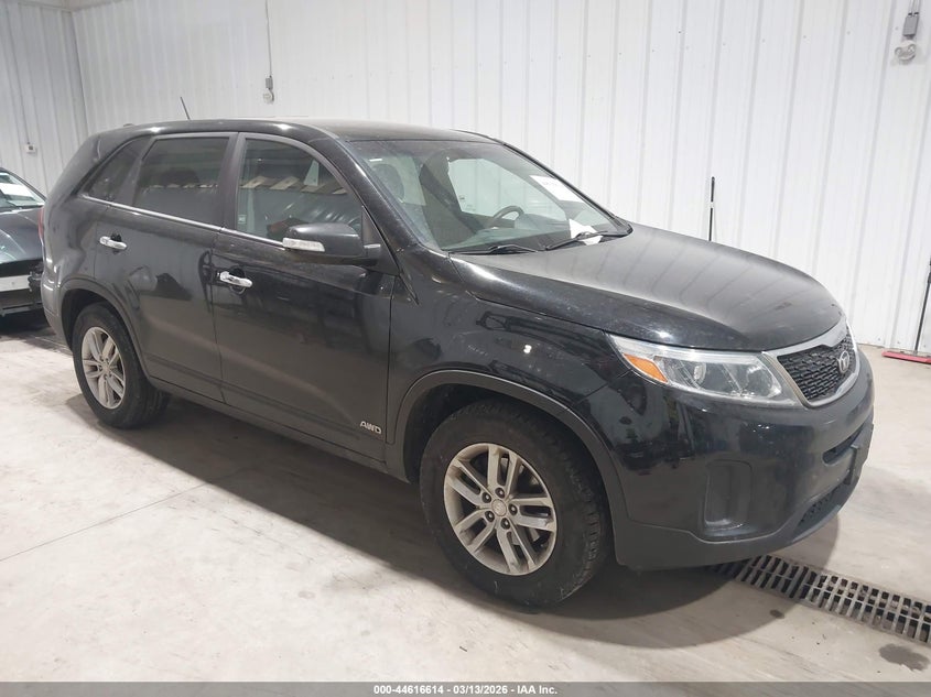 2015 Kia Sorento VIN 5XYKT3A65FG654337 IAAI salvage auction — LEFT FRONT, Prior Salvage (Minnesota), sold $1,300 on 2026-07-20 (photo 1)