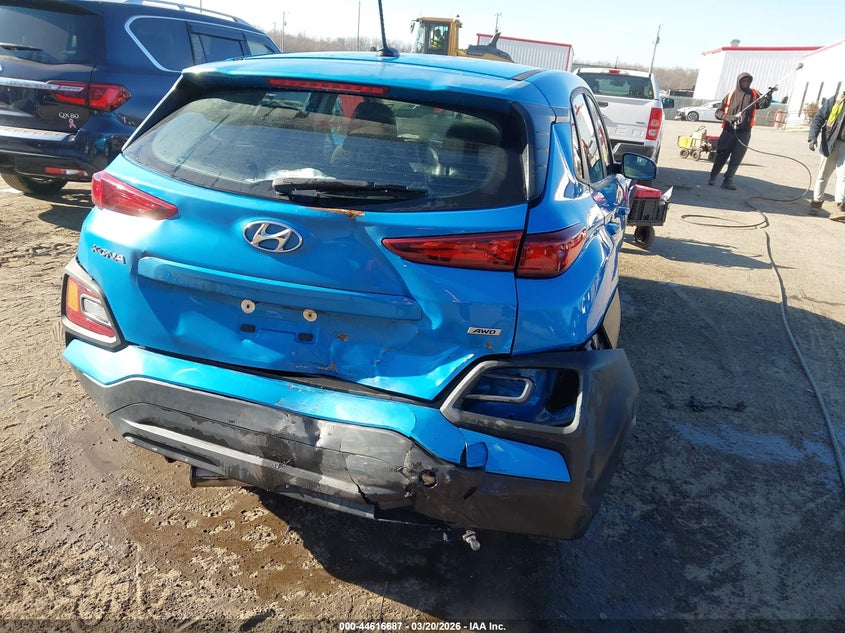 2018 Hyundai Kona VIN KM8K1CAA0JU179760 IAAI salvage auction — REAR END, Salvage Title, sold $2,650 on 2026-07-15 (photo 6)