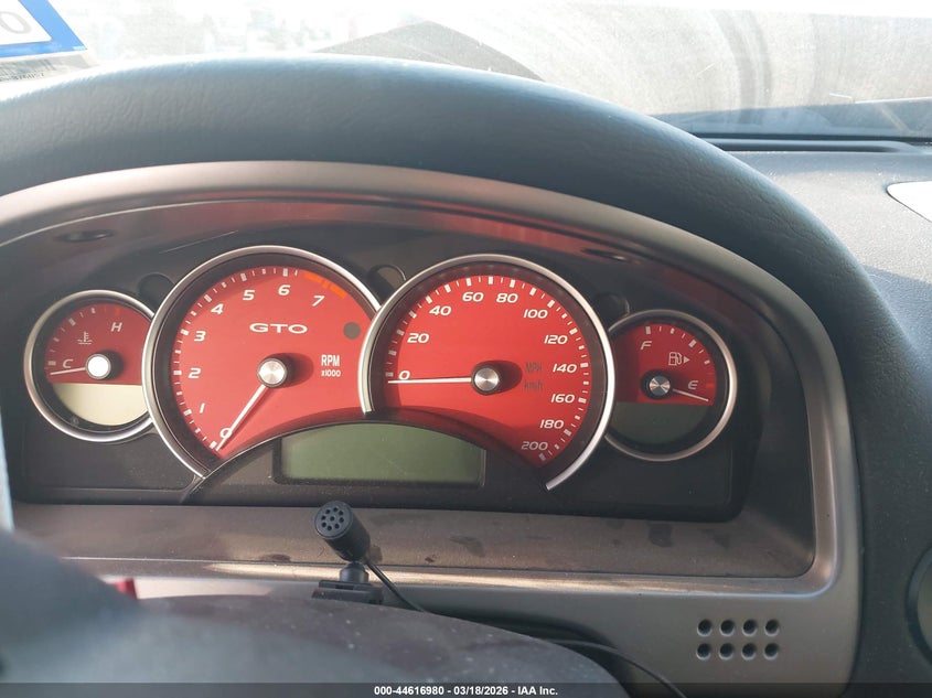 2005 Pontiac Gto VIN 6G2VX12U85L396022 IAAI salvage auction — FRONT END, Salvage (Texas), sold $3,700 on 2026-07-23 (photo 7)