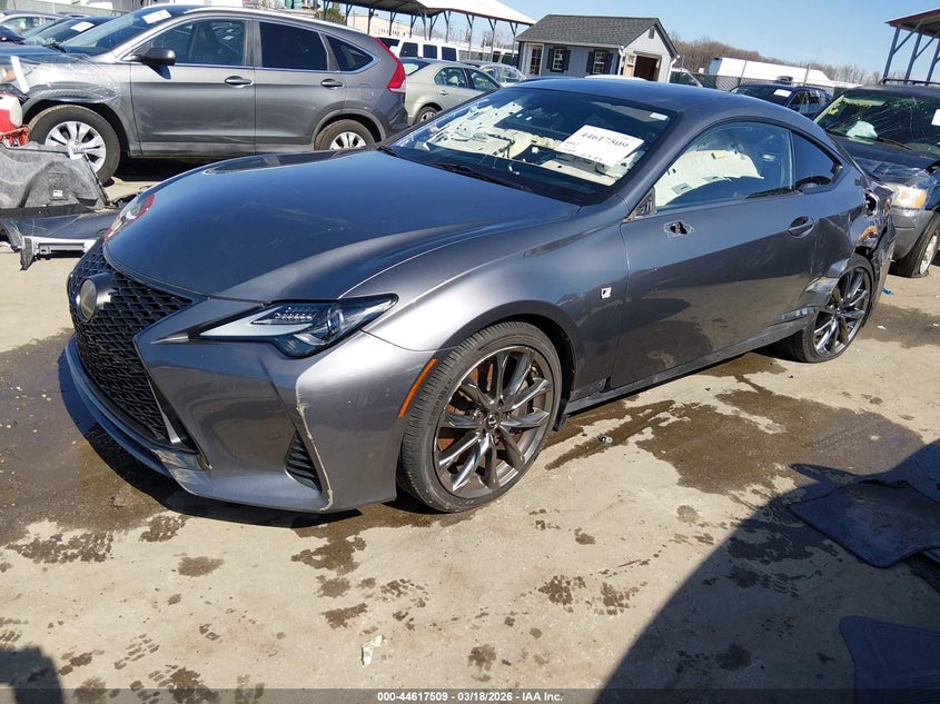2019 Lexus Rc VIN JTHHA5BC0K5010245 IAAI salvage auction — LEFT FRONT, Salvage Title, sold $5,400 on 2026-07-30 (photo 2)