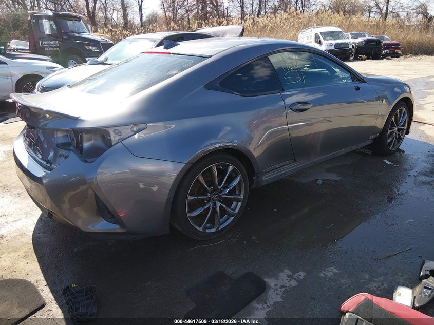 2019 Lexus Rc VIN JTHHA5BC0K5010245 IAAI salvage auction — LEFT FRONT, Salvage Title, sold $5,400 on 2026-07-30 (photo 4)