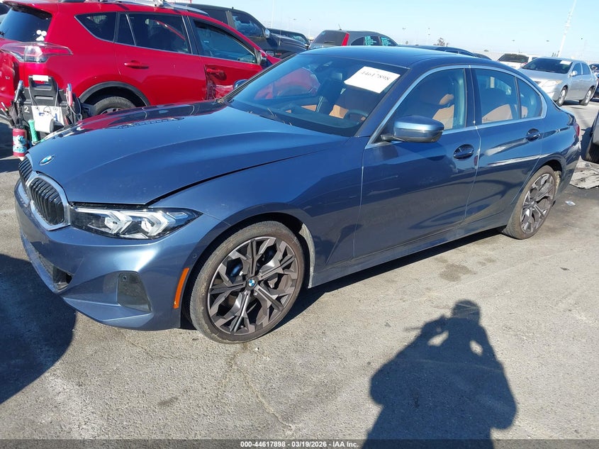 2025 BMW 3er VIN 3MW69CW0XS8F61496 IAAI salvage auction — THEFT, Clear - Dealer Only (California), sold $19,500 on 2026-08-24 (photo 2)