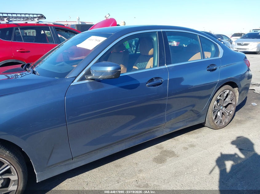 2025 BMW 3er VIN 3MW69CW0XS8F61496 IAAI salvage auction — THEFT, Clear - Dealer Only (California), sold $19,500 on 2026-08-24 (photo 6)