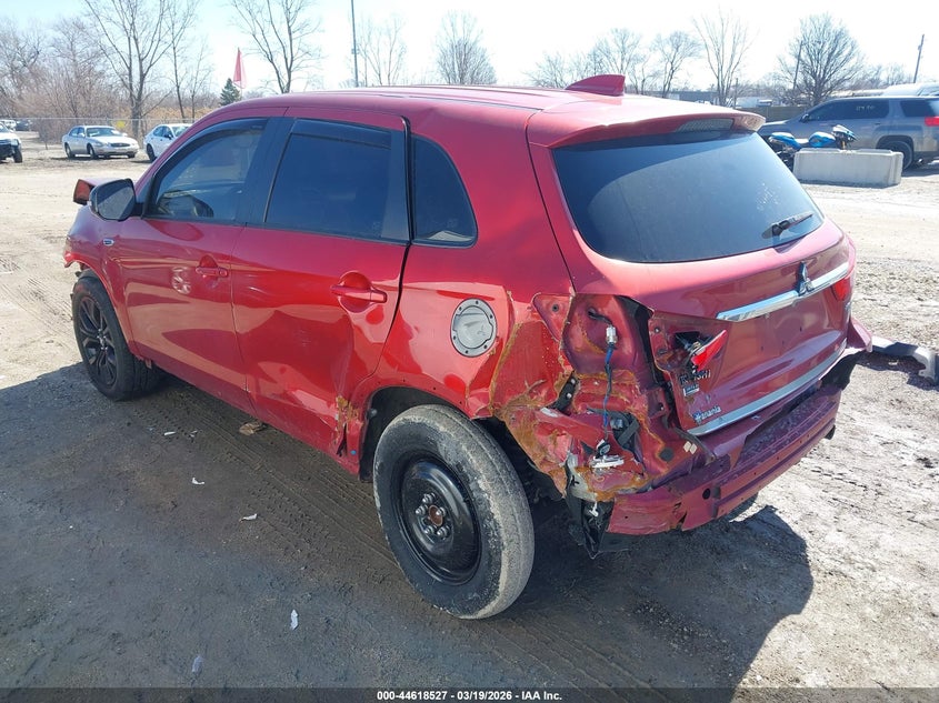 2018 Mitsubishi Outlander VIN JA4AP3AU0JU010504 IAAI salvage auction — FRONT & REAR, Salvage Title, sold $1,200 on 2026-07-21 (photo 3)